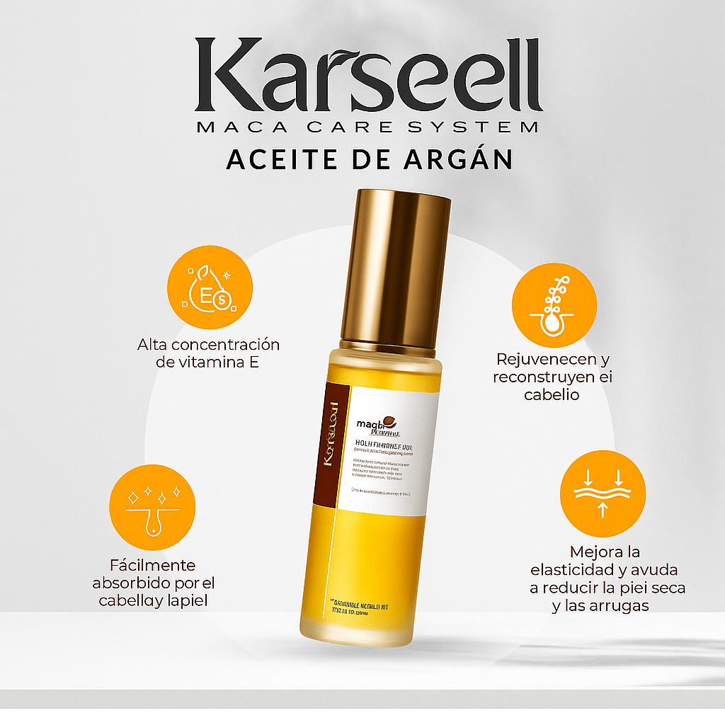 2 KARSEELL 500ML+1 ACEITE DE ARGAN